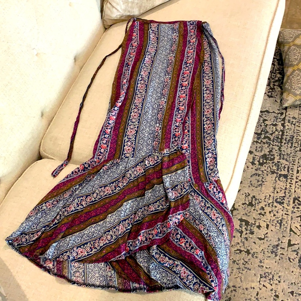 Wrap Maxi Skirt